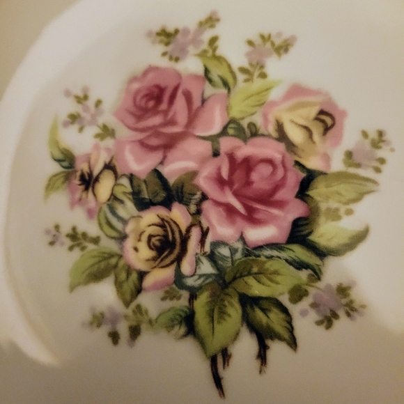 Vintage Westwood Bone China Elegant Lusterware Floral Gold Rim Serving Bowl - Picture 3 of 6